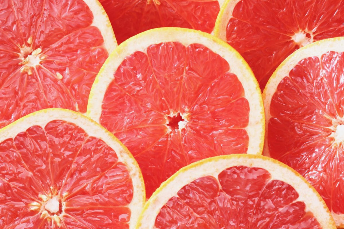 Grapefruit als geurnoot : Fris, krachtig en perfect voor in de auto